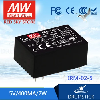 

Steady MEAN WELL IRM-02-5 5V 400mA meanwell IRM-02 5V 2W PCB mounting style