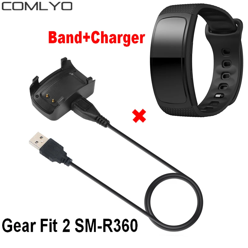 2 In1 USB зарядный кабель длиной 1 м для Samsung Gear Fit R360 SM-R360 ремешок наручных часов
