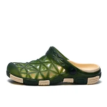 Новинка; садовые Вьетнамки; водонепроницаемая обувь для мужчин; быстросохнущие летние пляжные резиновые тапки; уличные сандалии без застежки; спортивная обувь; Zapatos EVA