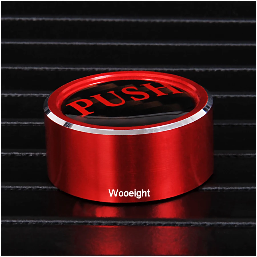 1 Pc Car Styling Aluminum Audio Switch Control Knob Protection Cover Sticker For Ford Focus New Fiesta Kuga Ecosport (2)