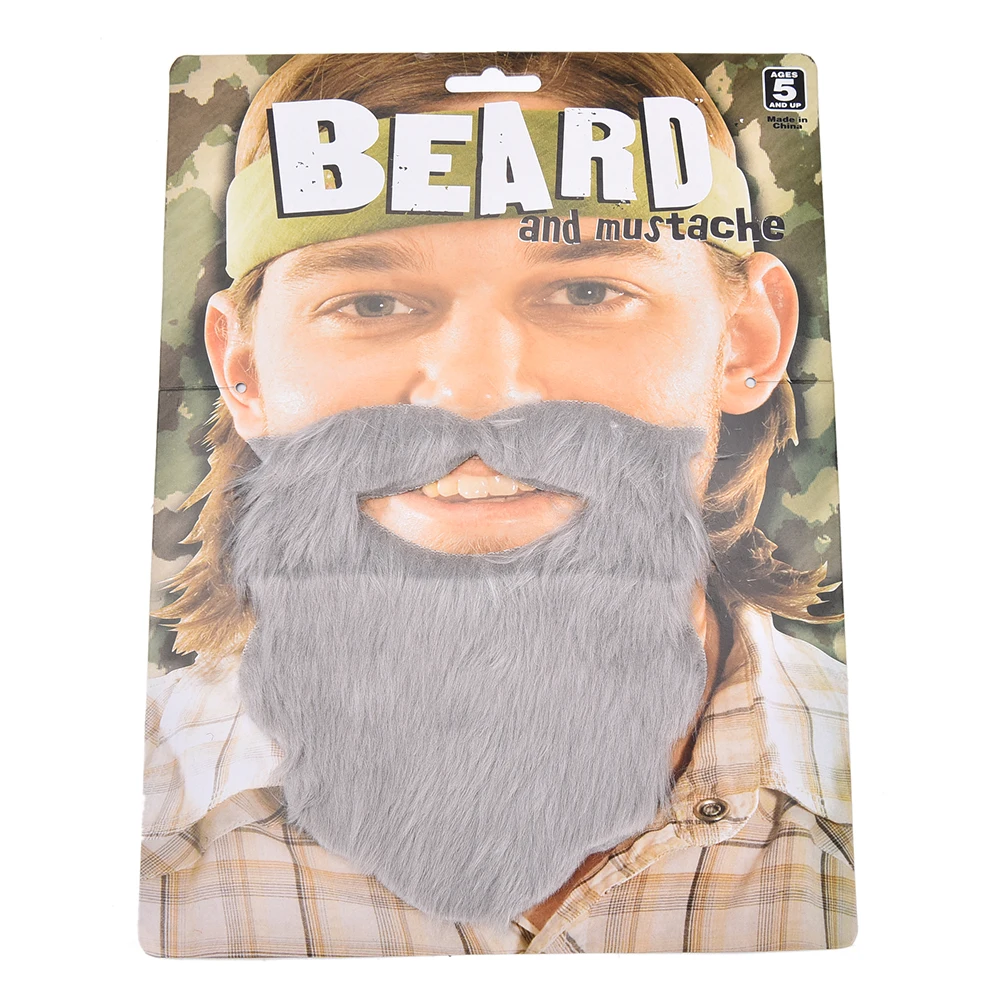 

Beard Halloween Whiskers Costume Ball Props Whiskers False Beard Full Beard Black Beard Party Decoration