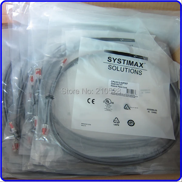 Systimax CAT6A Patch Cord / Commscope patch cable 1M UTP Copper Pass