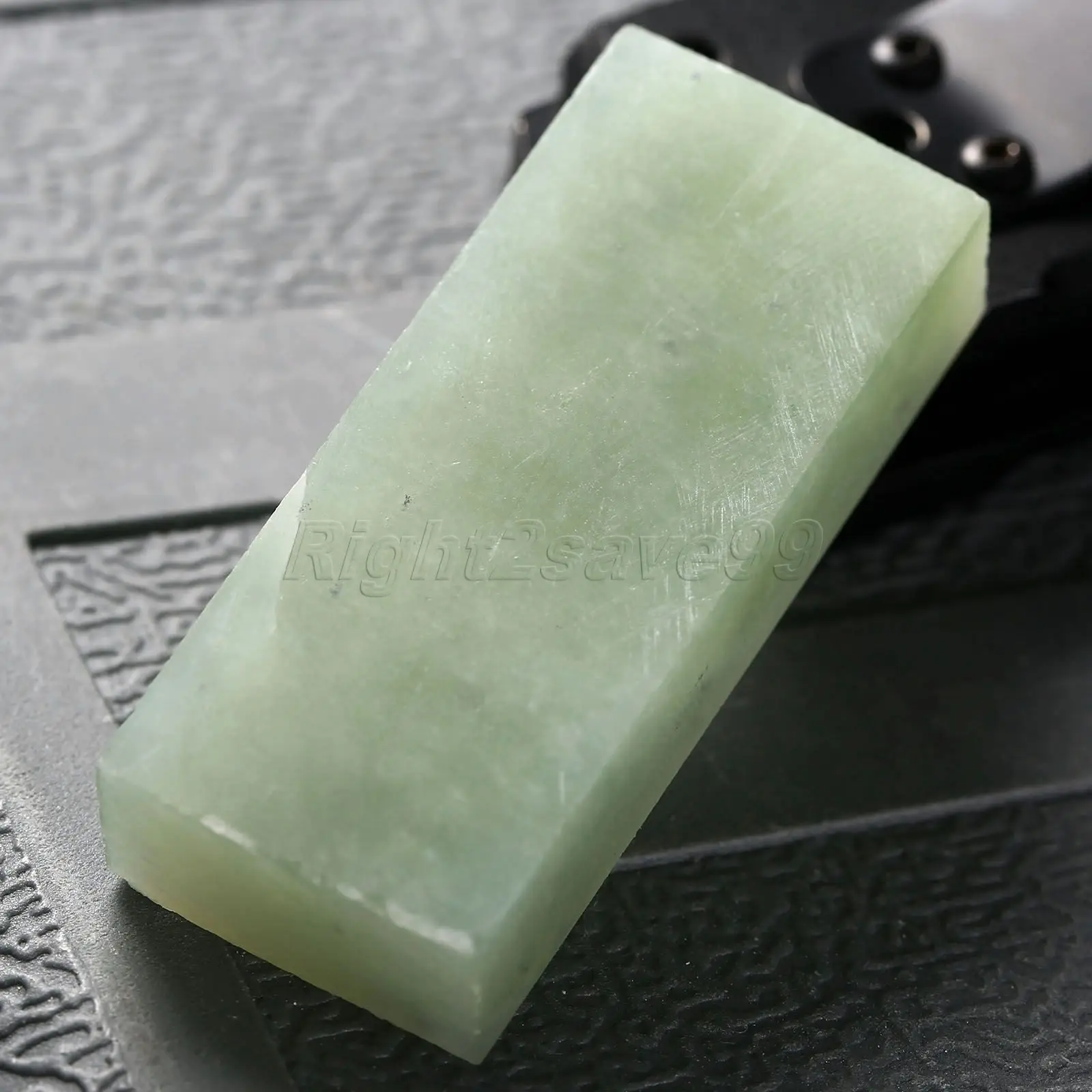 

10000# Green Gem Grit Straight Knife Razor Blades Sharpener Sharperning Tool Super Fine Stone Whetstone Oilstone Block Polishing