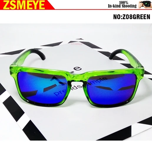 ZSMEYE бренд Лидер продаж квадратные мужские и женские oculos ken БЛОК РУЛЯ зеркальные de sol 43 UV400 - Цвет линз: C8