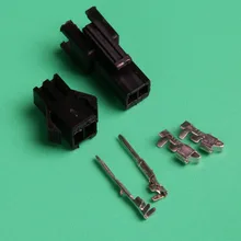 10 компл. sm2.54mm 2 P Автомобильные электрооборудование мужской женский провода терминал разъемы Plug комплекты для автомобиля Бесплатная доставка
