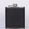 Bpa Free Mini 7oz Pu Leather Wrap Whisky Flagon 304Stainless steel Hip Flask Alcohol Bottle Vodka Hip Flask ► Photo 2/6