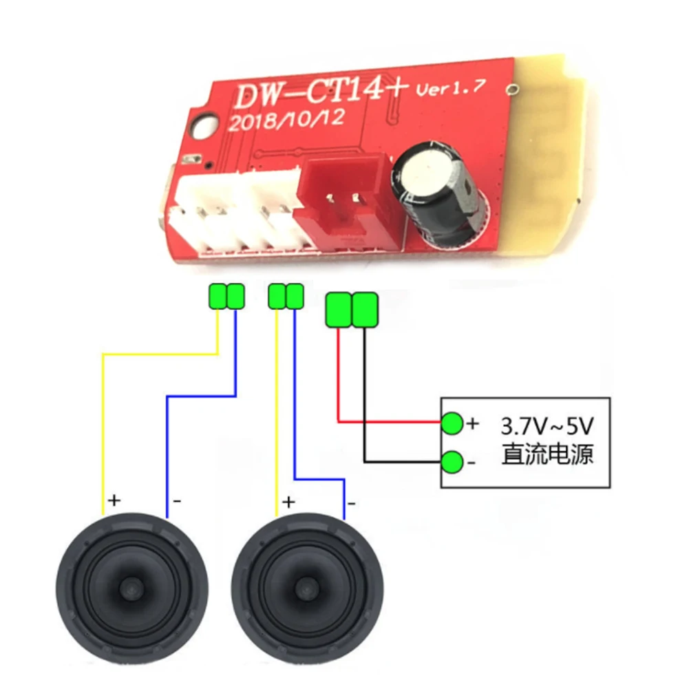 CT14 micro 4.2 stereo Bluetooth power amplifier board audio module F class 5W+5W with charging DIY modified speaker CT14 micro 4.2 stereo Bluetooth power amplifier board audio module F class 5W+5W with charging DIY modified speaker