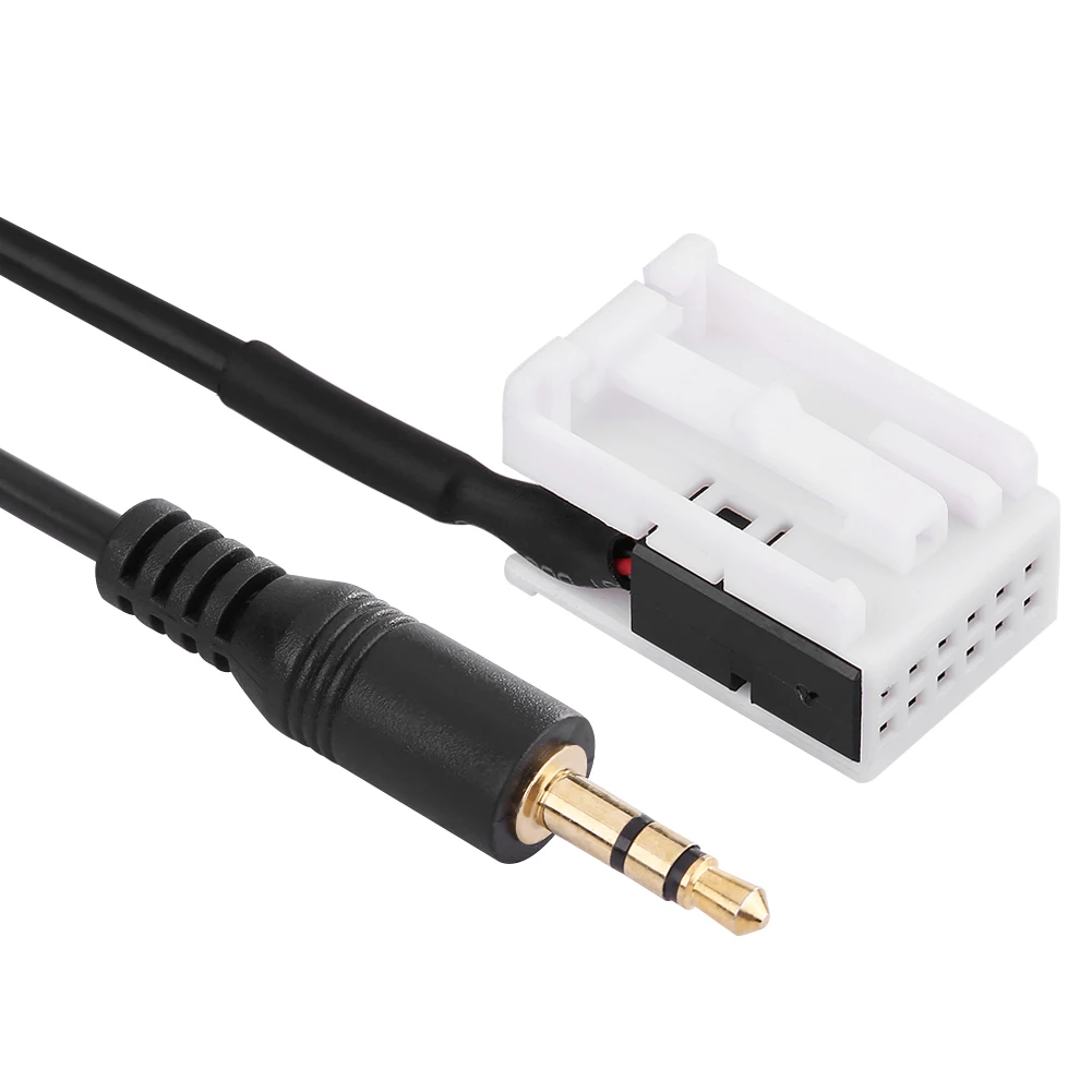 

SOONHUA Car 3.5mm Male Audio AUX Input Adapter Cable AUX Cablesfor Mercedes /Benz W203 C Class