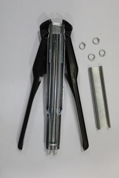 Promotion 100 rings SR8 with Auto-Feed Industrial Collated Hog Ring Plier G7 (not include the customs tax) | Инструменты