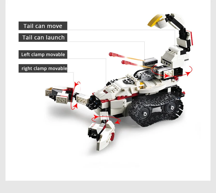 Умные роботы 2 в 1 трансформация RC робот модель креативная техника серия сборка боевой робот Электрический DIY игрушки Детский подарок