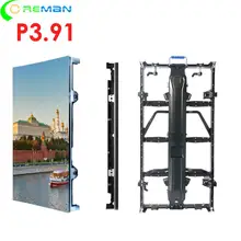 50x100 см hd светодиодный настенный экран кривая рекламный экран Крытый p3.91 p4.81 p5.95 p6.25