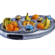 Жизнь плавающей spa бар Надувное джакузи сбоку лоток для напитков и закусок