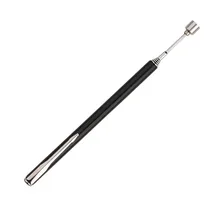 Ручной инструмент Магнитная палка для штанги удлиняющий магнит портативный телескопический легкий стержень черный