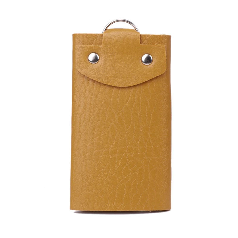 

1PC Fashion Women Men Unisex Faux Leather Car Key Holder Case Bag Key Chain