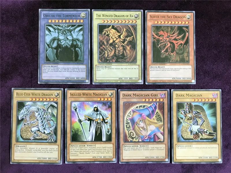 Oh Cards, Египетский Бог коллекционных игрушек для мальчиков бесплатно Yu-Gi "металлическая коробка статуэтки Япония Yu See [настольная игра Cartas