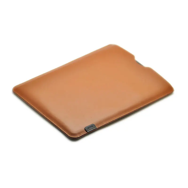 bolsa, couro genuíno laptop sleeve case para