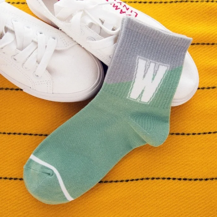 Однотонные противоскользящие носки coolmax спортивные женские носки для спорта на открытом воздухе, гольфы для фитнеса, походы бег Дышащие носки - Цвет: Green gray