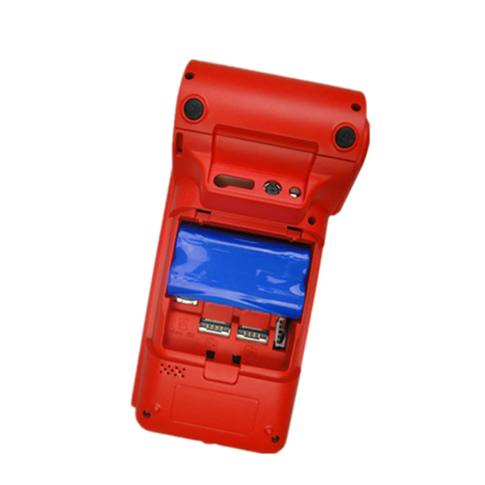 Портативный 5 дюймовый сенсорный экран GPRS Android POS терминал с принтером