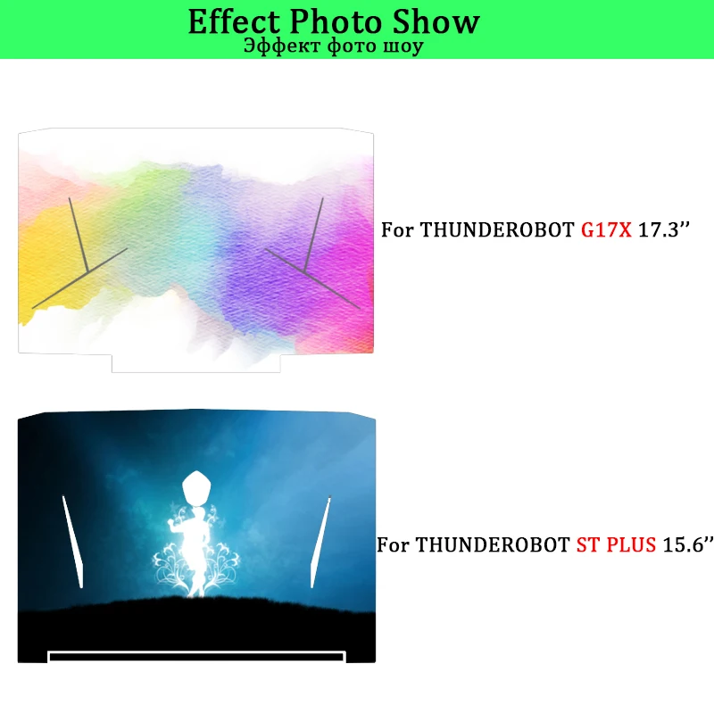 Ноутбук кожи для THUNDEROBOT ST PLUS Diy Красочные фото ноутбука кожи протектор для THUNDEROBOT 911GT 911GTS G17X ноутбука Наклейка