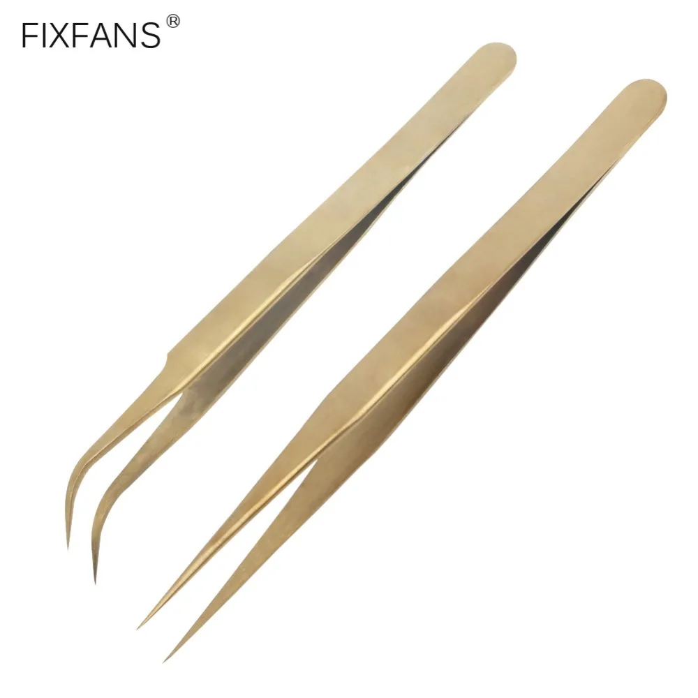 Electronics-Industrial-Tweezers-Anti-static-Curved-Straight-Tip-Precision-Stainless-Steel-Forceps-Pliers-Phone-Repair-Hand-Tools