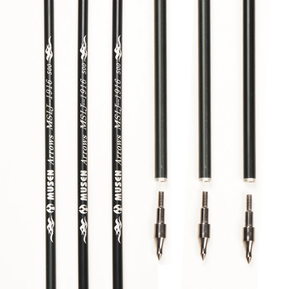 Billig 30 zoll Wirbelsäule 500 Aluminium Pfeile OD 7,6mm Bogenschießen Jagd Pfeile für Recurve Verbindung Bögen Bogenschießen Verpackt in 6  12 24 stücke