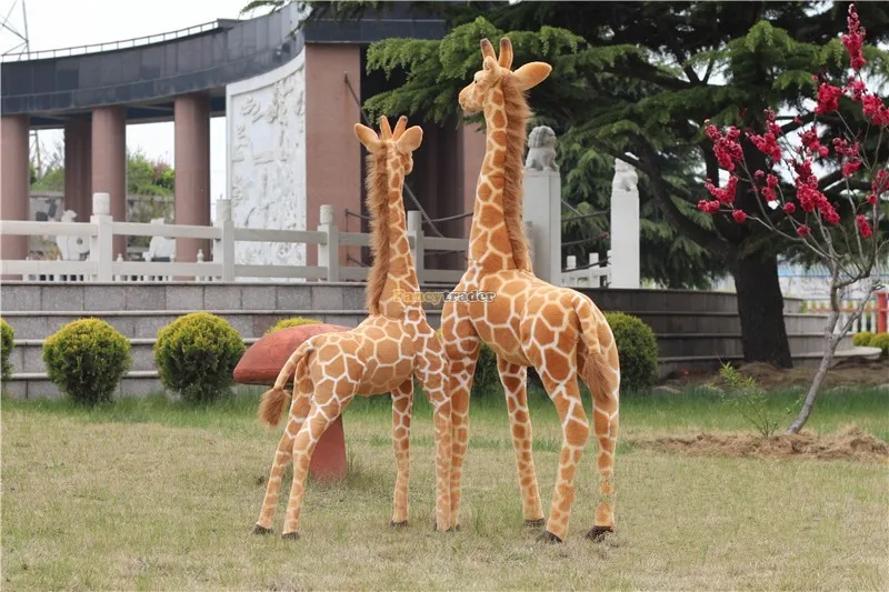 Fancytrader новинка 2015 очень Kawaii Жираф Игрушка 47 ''120 см Прекрасный гигантские плюшевые мягкие имитация жираф, бесплатная доставка ft90285