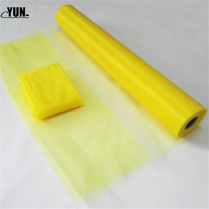 DIY 0.48x5M Yarn Crystal Tulle Organza Sheer Gauze Element Baby Girls Birthday Party Dress Wedding Decorative Baby Shower 7D (19)