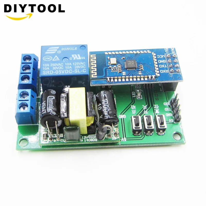 DC 5V 1 канальный Bluetooth управления релейный модуль SCM TTL последовательный порт цикл
