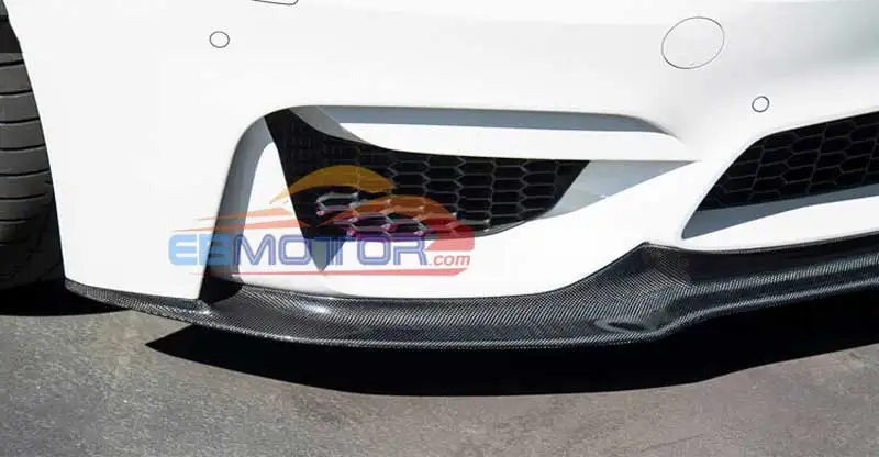 Real Carbon Fiber Front Lip Spoiler For BMW F80 M3 F82 F83 M4 2014UP