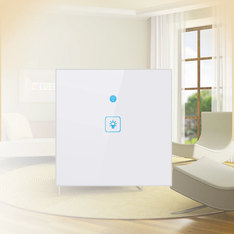 

T1 Smart Switch Wi-Fi Touch Switch Wall Light Panel Wireless Intelligence Timing &Remote Control APP Work with Alexa Google Home