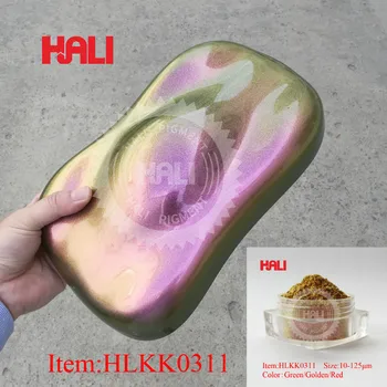 

10g Chameleon Pigment Unicorn Chameleon Powder Shine Gorgeous Chrome Nail Powder Mirror Powder Nails Art Decorations HLKK0311