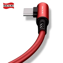 Scud USB кабели Быстрая зарядка мобильный телефон зарядное устройство кабели тип-c для Android Xiaomi huawei samsung стабильный ток USB кабели