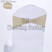 Пряжка с короной лайкра спандекс стул полоса \ стул створки для стул для свадебного банкета крышка с использованием