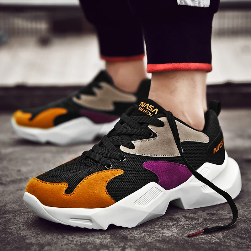 

YRRFUOT Men's Trend Sports Shoes High Quality Original Luxury Running Shoes Men Shoes Soft Bottom Sneakers Men Zapatos Hombre 44