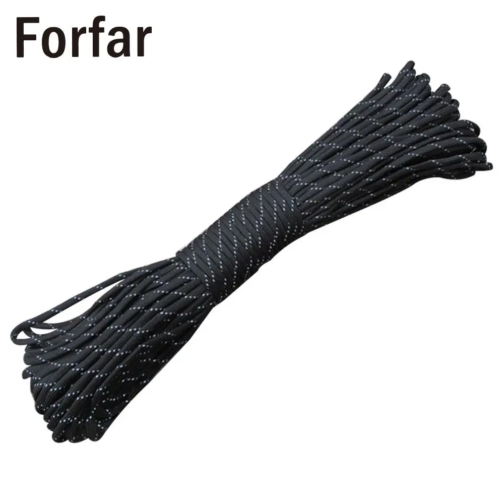 

Camping Cord Reflective Handicrafts Camping Parachute Diameter 4mm Nylon 31M Parachute Rope Tent Rope Heavy Load Strong