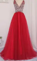 Красные Выпускные платья 2019