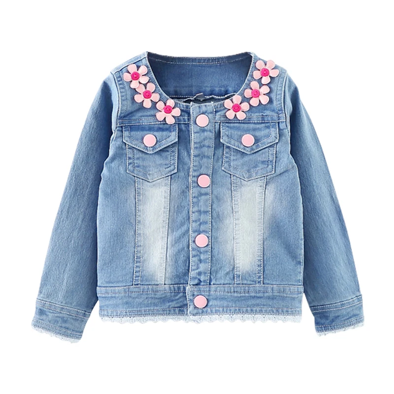 Infant Jean Jacket Blouse Baby Girl Capes Female Cardigan Giacche