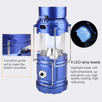

Solar Rechargeable Fan Multi-function LED Light Camping Table Lamp Flashlight Tool FK88