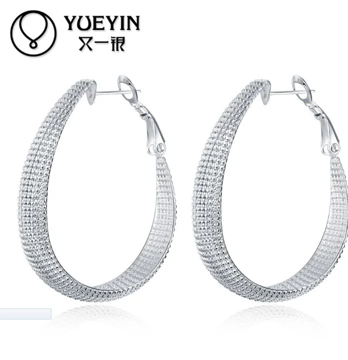 

2019 Trendy Special Offer Crystal From Swarovski Jewelry Earrings Women Frosted Big Ear Rings Design Charm