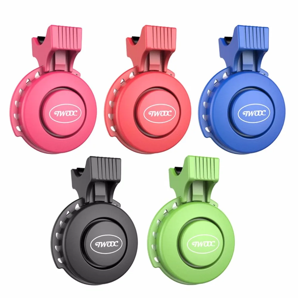

TWOOC Cycling Electric Horn 120 dB USB Recharged Waterproof Handlebar 3 Modes Safety MTB Road Bike Sounds Alarm Bicycle Bell