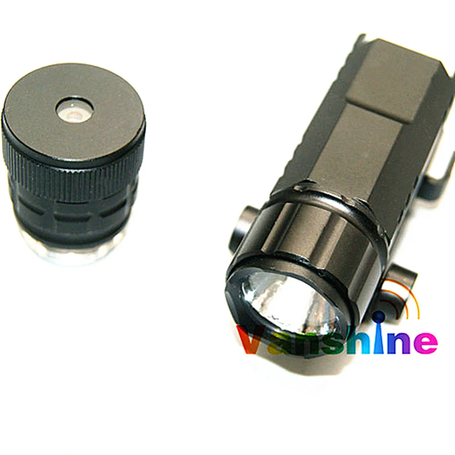 

Tactical LED Flashlight Light with Green Dot Laser Sight Collimator QD 20mm Rail Mount for Pistol and Airsoft Rifle Glock 17 19