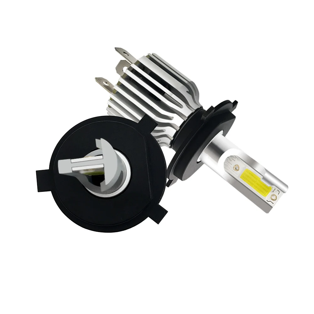 D9 Auto H4 9003 55W/60W Turbo Car Led headLight Ampoules Headlamp Light Bulbs lampada led carro 6000K 55W 16000lm 12v