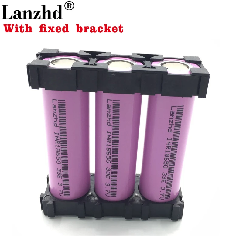 1-10PCS 18650 Batteries 3.7V Li ion 3300mAh 30A 18650VTC7 18650 battery and fixed bracket 18650 Holder with Splicing Bracket