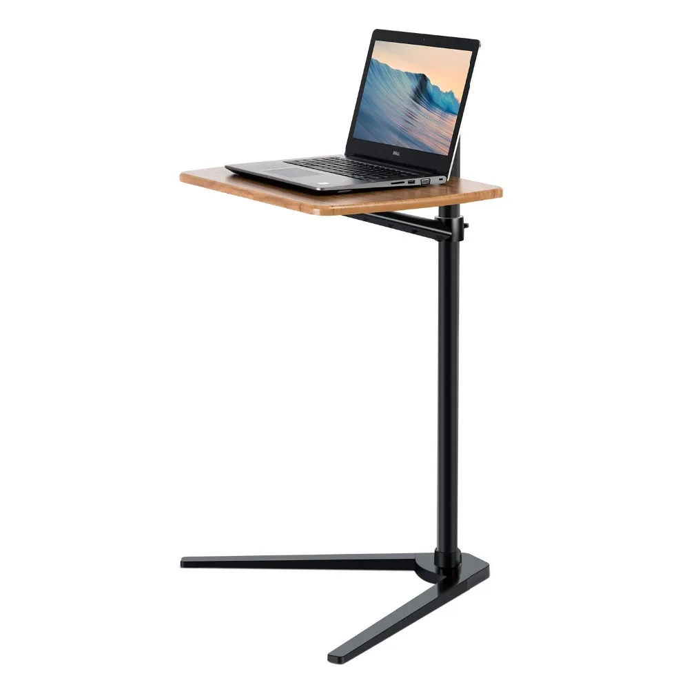 

Floor Stand for Laptop Aluminum Height Adjustable Table for Bed Sofa Upgraded Reinforced Chassis for MacBook Air Pro 13''/15.6''