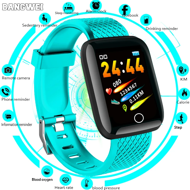 

LIGE 2019 Sport Smart Bracelet Women Men Heart Rate Blood Pressure Monitor Fitness Tracker Smart Bracelet Pulseira inteligente