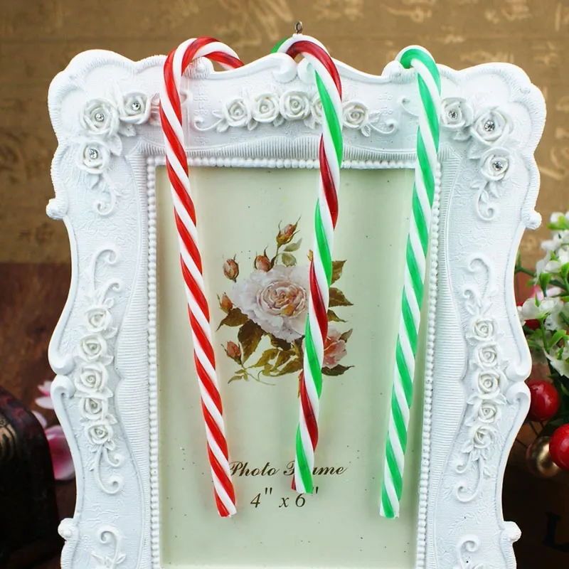 

Christmas Decoration Mixed Color Christmas Candy Cane 20pcs Christmas Tree Hanging Ornament Christmas Supplies Merry Xmas