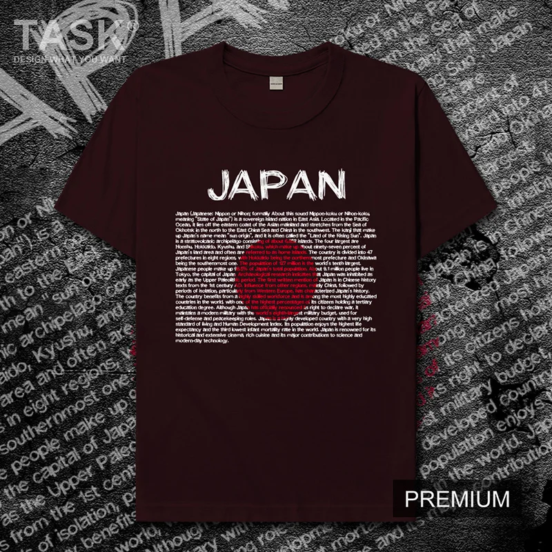 Япония JPN японская страна футболка для мужчин Новые Топы Футболка короткий рукав