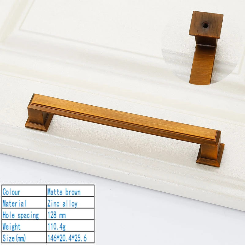 

High-end retro simple fashion high-grade home decoration door handle installed in the cabinet closet shoe drawer