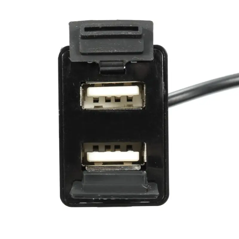 KROAK светодиодный двойной USB зарядное устройство адаптер питания аудио порт Интерфейс для Toyota/Prado 120 для Hilux/FJ/Cruiser/Landcruiser 100
