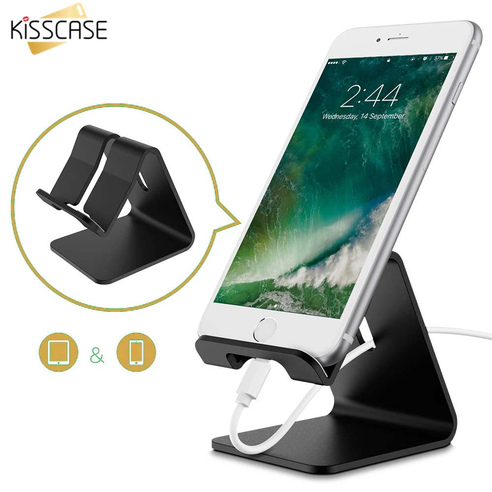 

KISSCASE Desk Phone Holder For iPhone X Xr Xs Max Desktop Stand For Samsung Xiaomi Tablet Holders Mobile Phone Support tutucu
